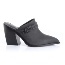 Zapato Mujer Bouvardia Negro Taco Alto Via Uno