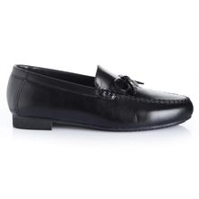 Zapato Mujer Fressia Negro Taco Plano Via Uno