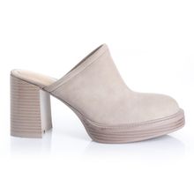 Zapato Mujer Ambretta Taupe Taco Alto Via Uno