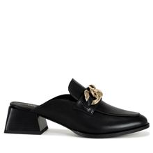 Zapato Mujer Thousand Oaks Negro Taco Bajo Via Uno