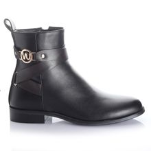 Botin Mujer Sacramento Negro Taco Bajo Via Uno