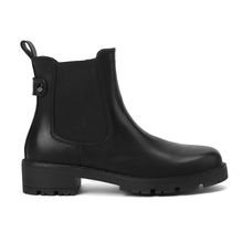 Botin Mujer Fontana Negro Taco Bajo Via Uno