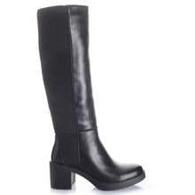 Bota Mujer Daly City Negro Taco Mediano Via Uno