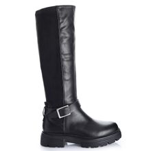 Bota Mujer Walnut Creek Negro Taco Bajo Via Uno