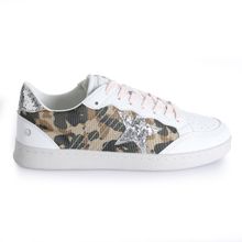 Zapatilla Mujer Rosa Multi Taco Bajo Via Uno